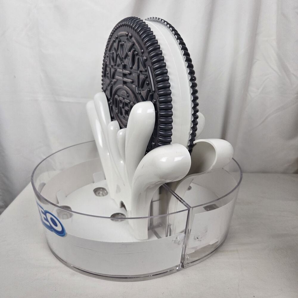 Oreo Cookie Retail Display Shelf Case 2 Sided Nabisco 3D Milk Splash Advertising - Picture 10 of 16